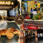 Collage featuring popular tea cafes in Lucknow, including Nukkad and Sharma Ji Ki Chai, with cozy café seating, outdoor chai stalls, fresh bun maska served with kulhad chai, and vibrant street-side hangout spaces showcasing Lucknow's iconic tea culture.
